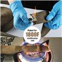 15M*50mm Ruban Isolant Thermique en Titanium Magma + 15 Attaches de Câble en Acier Inoxydable de Noir pour Tuyeau Collecteur Ech