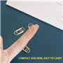 Lot de 150 petits trombones en forme de cœur - Mini pinces à papier mignonnes - En métal - Pour la fixation de documents, trombo