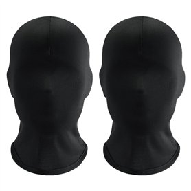 Masque Facial Noir 3 Pièces Masques D'halloween