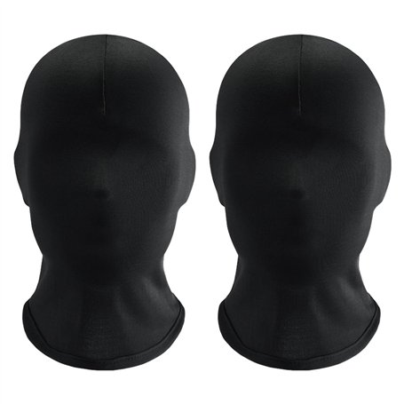 Masque Facial Noir 3 Pièces Masques D'halloween