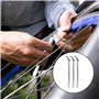 MEMOFYND Lot de 5 clés à rayons de vélo - Outil à rayons de vélo - Clé à 8 trous avec démonte-pneu - Convient pour la plupart de