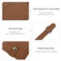 Lot de 2 étiquettes de bagage en cuir de qualité supérieure, sacs noirs et marron, étiquettes de voyage durables et sûres pour p
