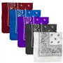 MEMOFYND 5 pcs Bandana Foulard Multifonction Foulard Coton Motif Camouflage Masque Visage Homme Bandeau Femme Bandeau Mouchoir C
