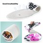 MEMOFYND Lot de 3 paires de semelles intérieures en mousse latex et mousse pour enfants - Motif imprimé - Semelles de rechange -