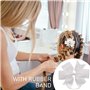 Lot de 6 barrettes à cheveux en nœud et 2 élastiques à nœud, accessoires de cheveux, pinces à cheveux pour filles, pinces à chev