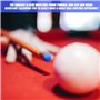 MAXQUU Lot de 50 pointes de rechange en cuir de qualité professionnelle pour queues de billard, kit de réparation et installatio
