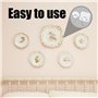 Lot de 15 crochets triangulaires autocollants pour photos, crochets polyvalents, crochets adhésifs peuvent être utilisés pour ac