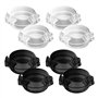 Lot de 8 boutons de sécurité pour cuisinière