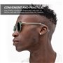 COACOM Lot de 5 paires d'embouts antidérapants, coussinets d'oreille pour lunettes, accessoires confortables en silicone pour év