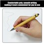 30 Stylos À Bille En Bois Et 1 Ruban Correcteur, Fournitures D'Apprentissage Et De Bureau, Stylos De Papeterie Au Design Simple,