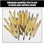 30 Stylos À Bille En Bois Et 1 Ruban Correcteur, Fournitures D'Apprentissage Et De Bureau, Stylos De Papeterie Au Design Simple,