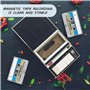 YSJCHEBS Pack De 5 Cassettes Vierges, Cassettes Audio, Accessoires pour Lecteur De Cassettes, Enregistrement Audio, Cassettes Au