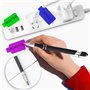 Étiquette De Câble De 32 Pièces, 1 Stylo De Marquage Noir, Étiquette Multicolore Auto-Adhésive, Étiquette De Câble Réutilisable,