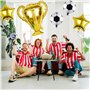 HDGSAFD 5 Pièces Ballons De Films en Aluminium, Ballons De Trophée De Football Star, Décoration De Ballon De Fête De Champion De