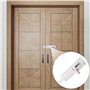 2 verrous en aluminium blanc (2" et 3"), kit de verrous en aluminium blanc, loquets en aluminium, portes de chambre et portes in