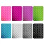 COACOM Lot de 8 ventouses en silicone - Support carré pour téléphone portable - Ventouse unilatérale en silicone - Convient pour