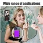 COACOM Lot de 8 ventouses en silicone - Support carré pour téléphone portable - Ventouse unilatérale en silicone - Convient pour
