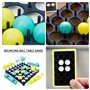 Jeu de Table de Ballon Sauteur - Sac en Non-Tissé Noir Avec Cordon de Serrage - Jeu de Société, de Saut et de Décompression pour