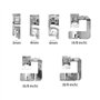 NyxSeat Lot de 6 presse-pieds multifonctions pour machine à coudre - Accessoires de machine à coudre domestique