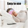 NyxSeat Lot de 8 masques pour les yeux colorés en peluche pour le sommeil des enfants, protègent le sommeil des enfants, convien
