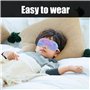 NyxSeat Lot de 8 masques pour les yeux colorés en peluche pour le sommeil des enfants, protègent le sommeil des enfants, convien