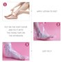 Lot de 100 couvre-pieds transparents et imperméables en plastique pour les sources chaudes, l'hydrothérapie et les traitements à