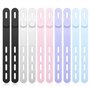 Lot de 10 Serre-Câbles en Silicone Réutilisables - Organiseurs de Fils et Câbles Polyvalents pour Casque