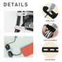 Lot de 10 Serre-Câbles en Silicone Réutilisables - Organiseurs de Fils et Câbles Polyvalents pour Casque