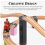 OAOSDH Tracks De Trains Jouets en 10 Pièces Et Connecteurs De Piste De 5 Pièces, Accessoires De Jouets pour Enfants, Jouets Dura