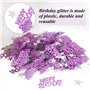 OAOSDH Les Paillettes d'anniversaire De 30 G Et Un Gâteau d'anniversaire 1 Morceau avec des Inserts De Carte, des Confettis Lanc