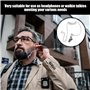 OAOSDH 2 Ensembles De Tuyaux Sonores, Oreilles Insérées dans Un Conduit d'air Transparent, Un Tube De Rétention Sonore sans Fil,