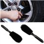 Moyeu de roue de voiture Jante Pneu Scrub Brosse Poignée pratique hub à laver brosses de nettoyage pour auto Camion Moto Bike à 