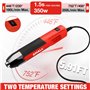 pistolet à air chaud portable avec buse réflectrice et support pliable