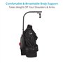 FLYCAM Flowline Master Support féminin avec gilet professionnel pour appareil photo et cardan | Harnais respirant, barre supérie