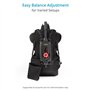 FLYCAM Flowline Master Support féminin avec gilet professionnel pour appareil photo et cardan | Harnais respirant, barre supérie