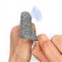 Doigtiers,10 PCS Protège Doigts Protecteurs de Pouce Réutilisables Protection Résistant aux Coupures Couvre Doigts Doigtier Élas