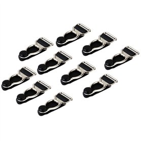 Sharplace 10 Clips Porte-Jarretelles Hommes Crochet Poignée Jarretelles DIY Accessoires
