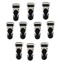Sharplace 10 Clips Porte-Jarretelles Hommes Crochet Poignée Jarretelles DIY Accessoires