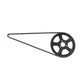 Sharplace Chaîne 25H/136 Links et Pignon 68 Dents pour Mini Scooter ATV