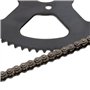 Sharplace Chaîne 25H/136 Links et Pignon 68 Dents pour Mini Scooter ATV, Quad de Vélo de Poche de 49CC