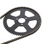 Sharplace Chaîne 25H/136 Links et Pignon 68 Dents pour Mini Scooter ATV, Quad de Vélo de Poche de 49CC