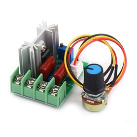 RéGulateur De Tension éLectrique Ac 50-220v 2000w Scr RéGulateur De TempéRature Et De Vitesse Du Moteur