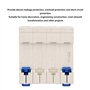 400V 32A Disjoncteur Miniature 4P Protection Contre Les Surcharges à Domicile Interrupteur D'air pour Lignes de Distribution D'é