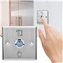 Système de contrôle d'accès, interrupteur lumineux en acier inoxydable, serrure de porte à bouton, serrure de porte de sécurité 