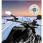 ANCLLO Gants de poignée chauffante pour moto 12V Alimentation USB trois vitesses avec interrupteur Poignée de chauffage de véhic