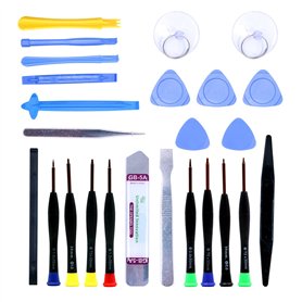Tiardey Jeu de tournevis universel 20 en 1 Kit d'outils de réparation électronique professionnel pour la plupart des smartphones