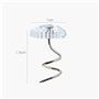 Tiardey 30 pièces Clou de Torsion Fixe en Acier Inoxydable tête Transparente Aiguille en Spirale Bricolage à la Main Couverture 