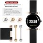 sourcing map 2 en 1 Montre Vis Tube Tige 18mm Intérieur Dia INOX Acier Montre Bracelet Épingles avec 2mm Fente Tournevis, Or Ton