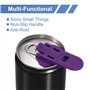 sourcing map Violet Manuel Canette Ouvreur, 2 Paquet Boisson Cannette Couvercle Protector, Plastique Facile Canette Ouvreurs pou