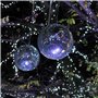 sourcing map Miroir Boule, 8 pouce Réfléchissant Boules avec Accroché Anneau Or Tone pour DJ Club Scène Mariage Vacances Bar Fêt